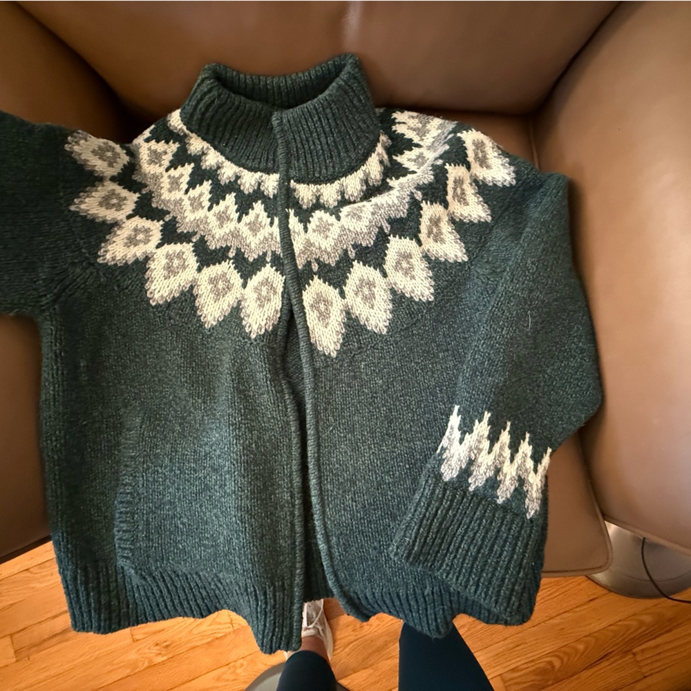 L.L. Bean Dark Wool Sweater